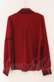 画像4: Amavel / Histoire Epeist ミリタリーシャツブラウス F ワイン O-26-02-16-116-CA-BL-OW-OS (4)