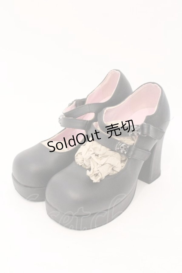 画像1: Demonia / Gothika-09　パンプス つま先~かかと約22cm ブラック O-26-02-16-017-PU-SH-OW-ZT0220B (1)