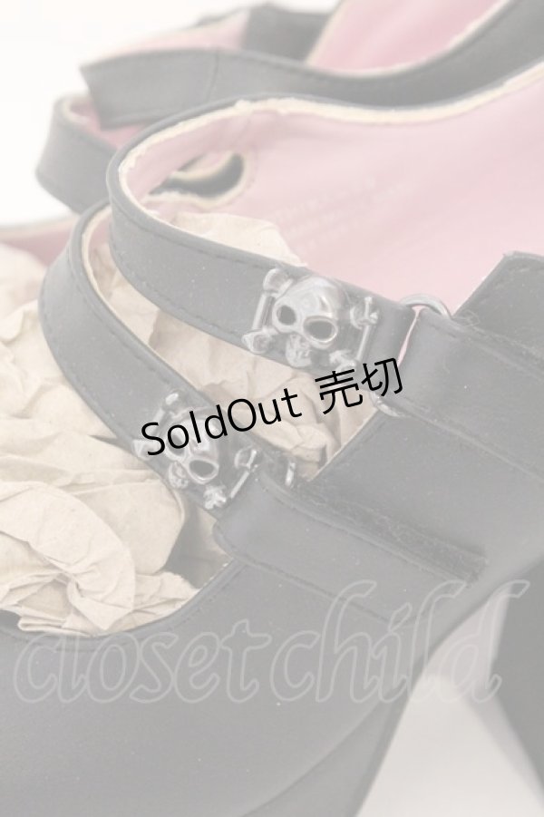 画像3: Demonia / Gothika-09　パンプス つま先~かかと約22cm ブラック O-26-02-16-017-PU-SH-OW-ZT0220B (3)