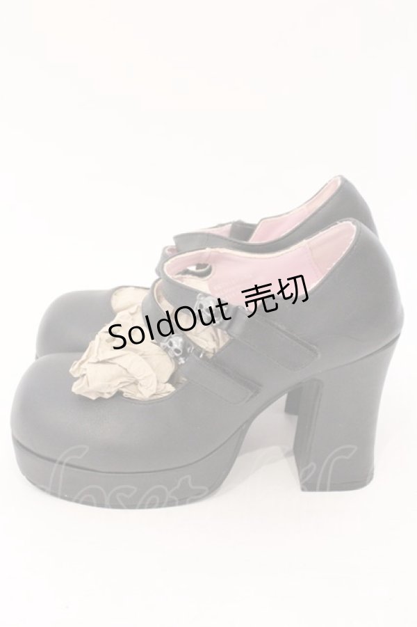 画像4: Demonia / Gothika-09　パンプス つま先~かかと約22cm ブラック O-26-02-16-017-PU-SH-OW-ZT0220B (4)