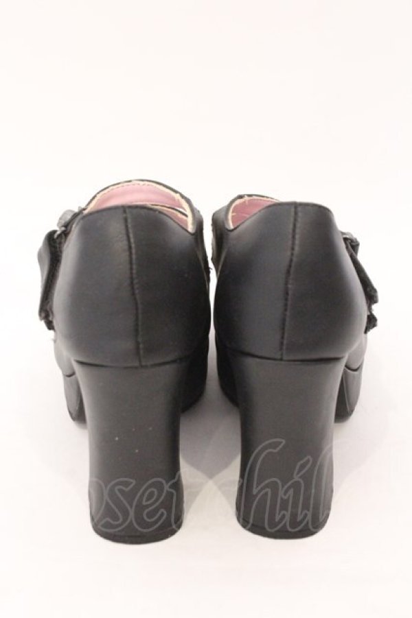 画像5: Demonia / Gothika-09　パンプス つま先~かかと約22cm ブラック O-26-02-16-017-PU-SH-OW-OS (5)