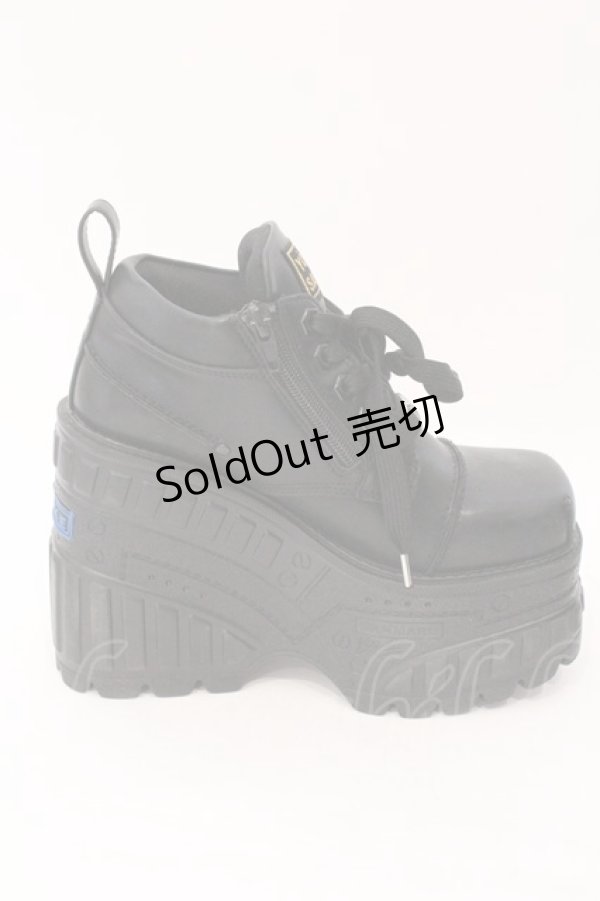 画像5: YOSUKE / 厚底スニーカー 23cm ブラック O-26-02-16-019-PU-SH-IG-OS (5)