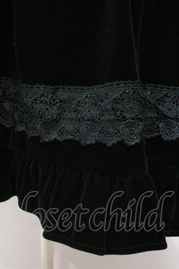 画像3: axes femme kawaii / ベルベットドールスカート M グリーン O-26-02-16-021-AX-OP-OW-OS (3)