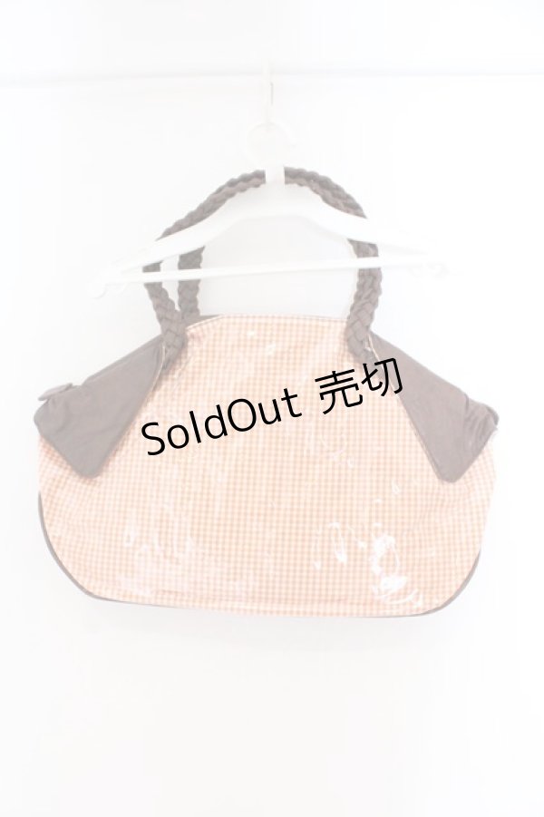 画像2: axes femme / 転写ビニールトート  ベージュ O-26-02-16-003-AX-BG-OW-OS (2)