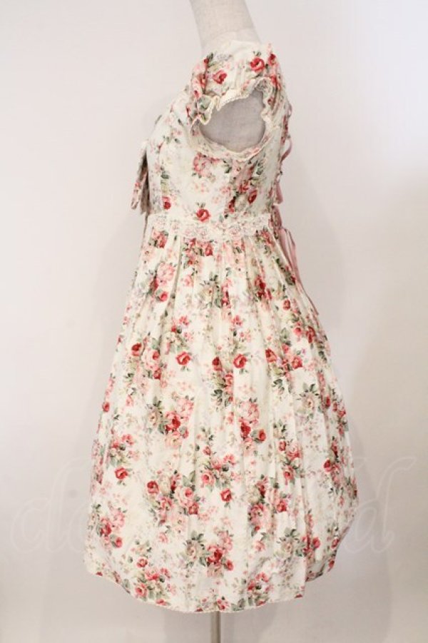 画像4: Victorian maiden / ロココブーケブラウスワンピース  ピンク O-26-02-16-024-CL-OP-OW-OS (4)