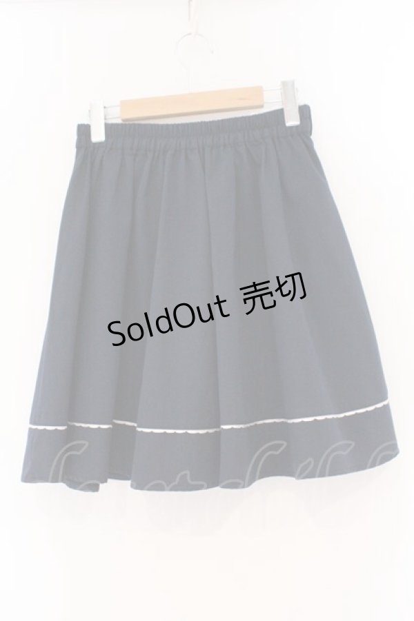 画像2: axes femme POETIQUE / スカラップミニスカート M ネイビー O-26-02-17-032-AX-SK-IG-OS (2)