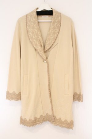 画像: axes femme / ショールカラーロングカーデイガン M ベージュ O-26-02-17-036-AX-TO-IG-OS