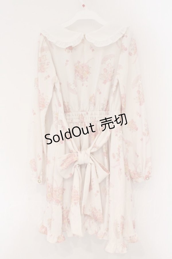 画像5: LIZ LISA / マイメロディ カシュクールワンピース  薄ピンク O-26-02-17-038-LO-OP-IG-OS (5)