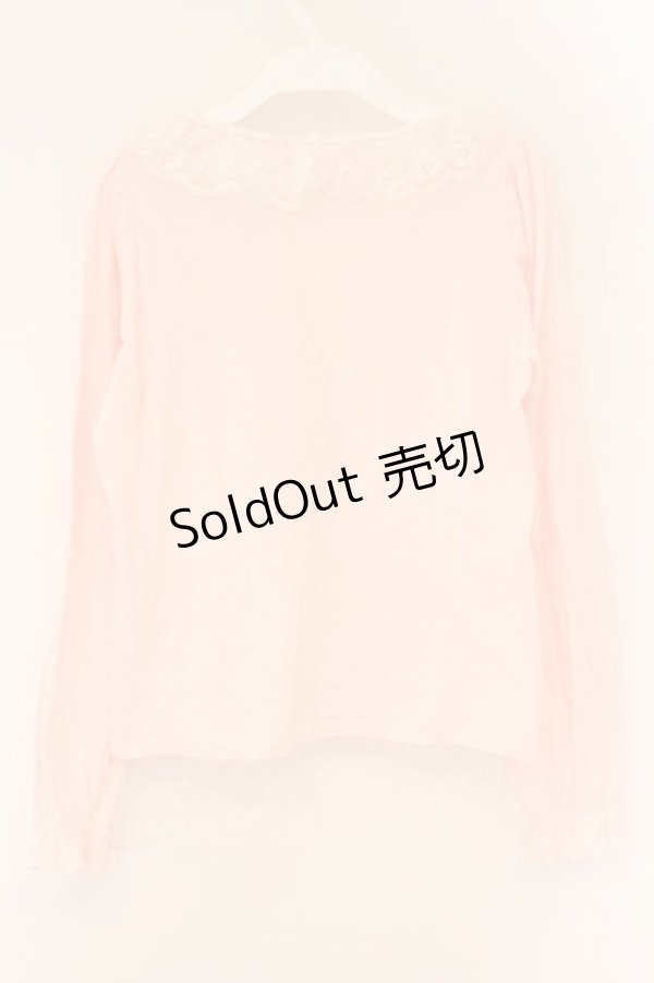 画像3: Nile Perch / リボンカットソー  ピンク O-26-02-17-040-LO-TO-IG-OS (3)