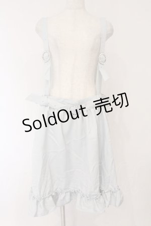 画像: DearMyLove / ストーンバックルサスフリルスカート 5L ブルーグレー O-26-02-17-043-0-SK-IG-OS