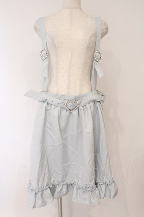 画像1: DearMyLove / ストーンバックルサスフリルスカート 5L ブルーグレー O-26-02-17-043-0-SK-IG-OS (1)