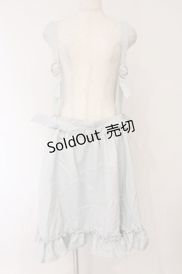 画像1: DearMyLove / ストーンバックルサスフリルスカート 5L ブルーグレー O-26-02-17-043-0-SK-IG-OS (1)