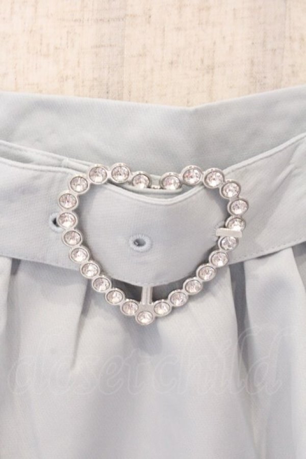 画像2: DearMyLove / ストーンバックルサスフリルスカート 5L ブルーグレー O-26-02-17-043-0-SK-IG-OS (2)