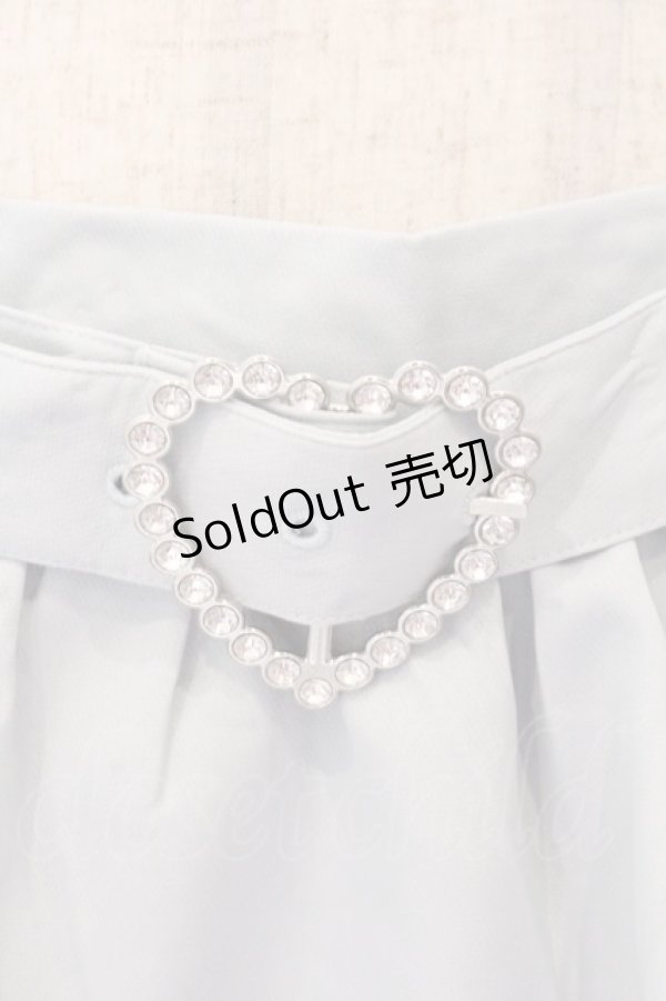 画像2: DearMyLove / ストーンバックルサスフリルスカート 5L ブルーグレー O-26-02-17-043-0-SK-IG-OS (2)