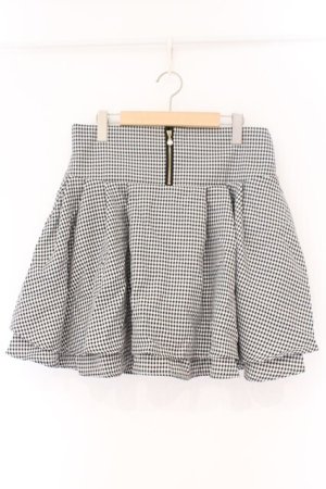 画像: DearMyLove / Dollyシルエットスカート 5L ギンガム クロ×シロ O-26-02-17-047-0-SK-IG-OS
