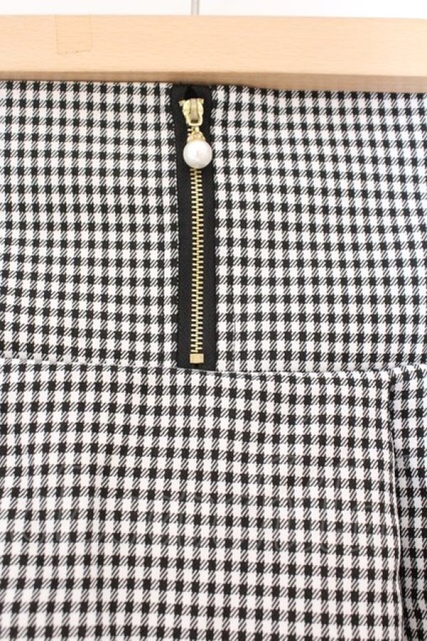 画像2: DearMyLove / Dollyシルエットスカート 5L ギンガム クロ×シロ O-26-02-17-047-0-SK-IG-OS (2)