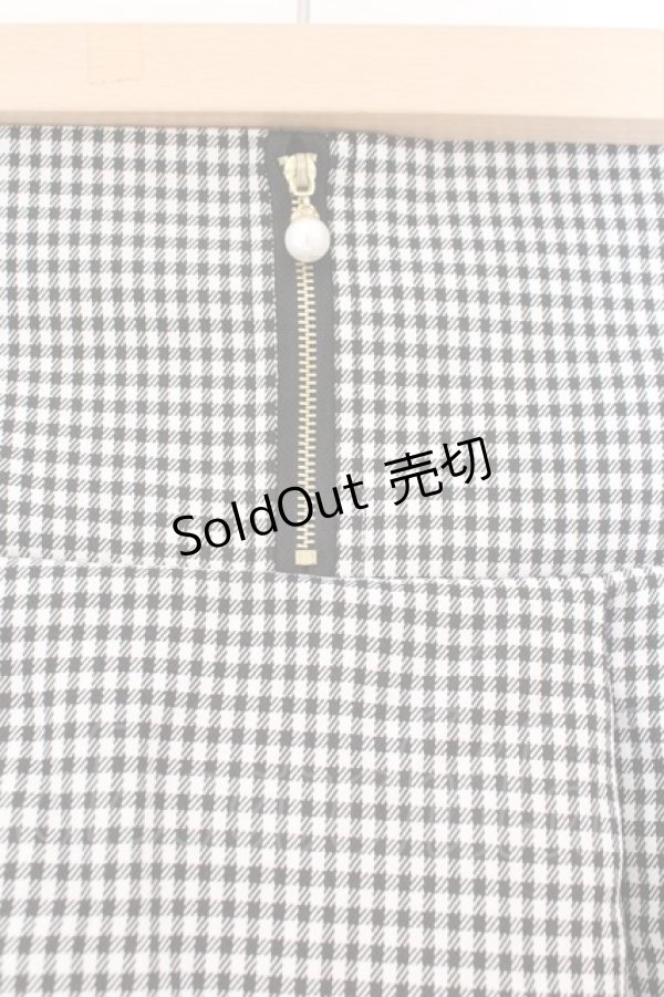 画像2: DearMyLove / Dollyシルエットスカート 5L ギンガム クロ×シロ O-26-02-17-047-0-SK-IG-OS (2)