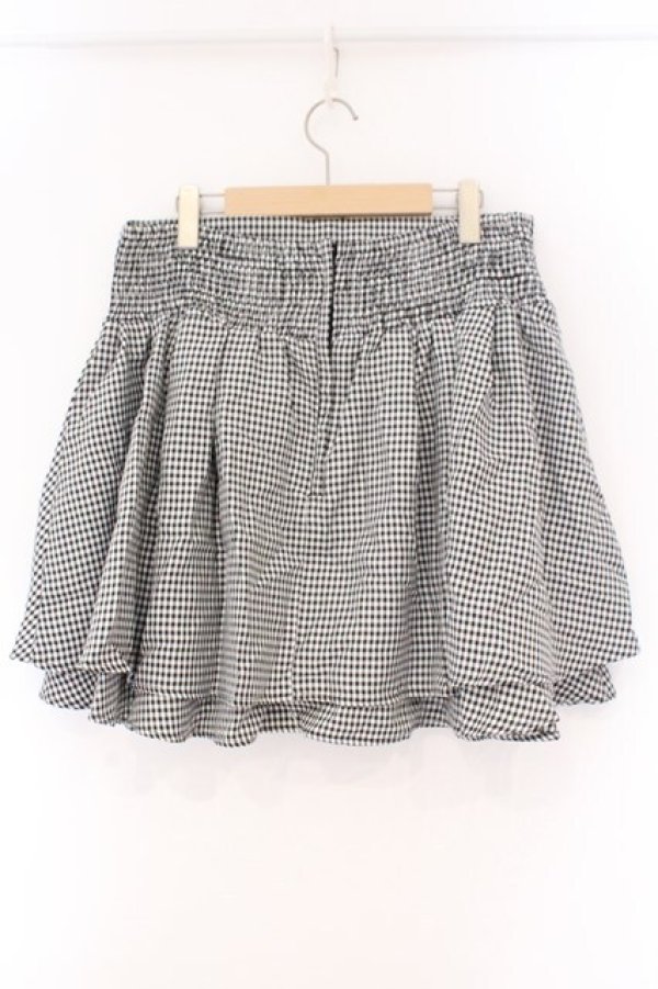画像3: DearMyLove / Dollyシルエットスカート 5L ギンガム クロ×シロ O-26-02-17-047-0-SK-IG-OS (3)