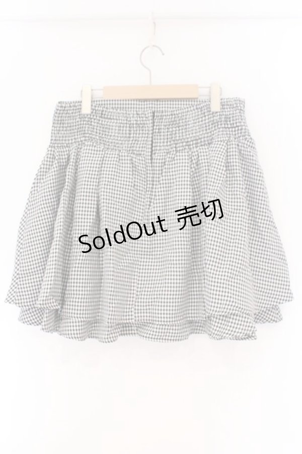 画像3: DearMyLove / Dollyシルエットスカート 5L ギンガム クロ×シロ O-26-02-17-047-0-SK-IG-OS (3)