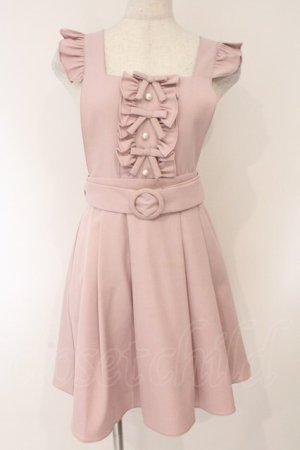 画像: Ank Rouge / サロペット風ジャンパースカート  ピンク O-26-02-17-006-CA-SK-IG-OS