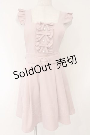 画像: Ank Rouge / サロペット風ジャンパースカート  ピンク O-26-02-17-006-CA-SK-IG-OS