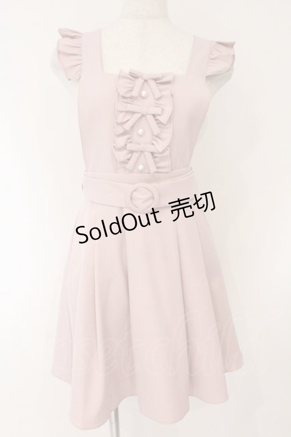 画像1: Ank Rouge / サロペット風ジャンパースカート  ピンク O-26-02-17-006-CA-SK-IG-OS (1)