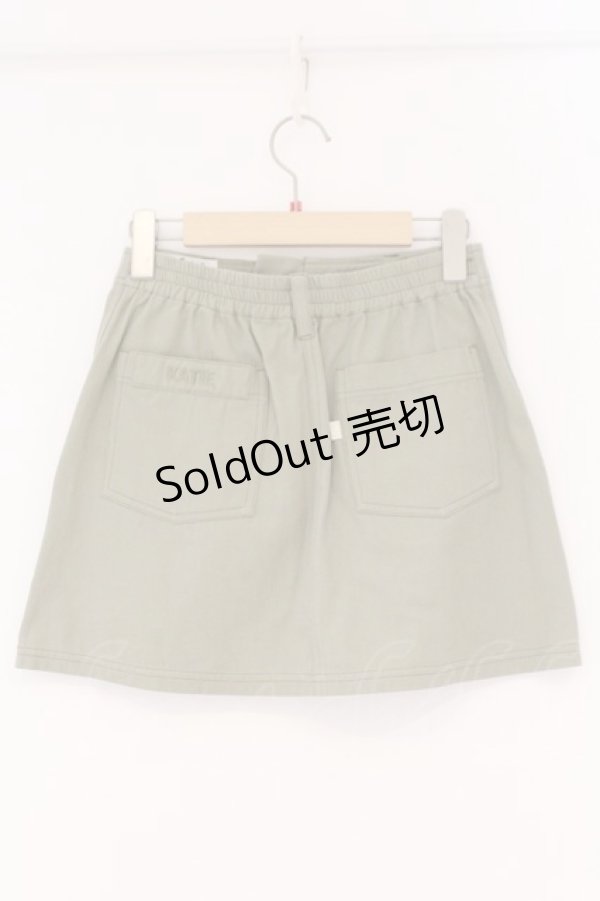 画像3: Katie / CASUALTIES mini skirt　スカート XS カーキグリーン O-26-02-17-054-LO-SK-IG-OS (3)