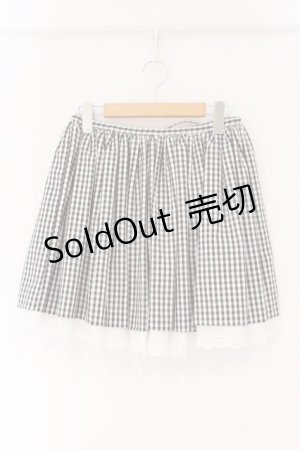 画像: Katie / AMERICAN PIE panier skirt  クロ×シロ O-26-02-17-055-LO-SK-IG-OS