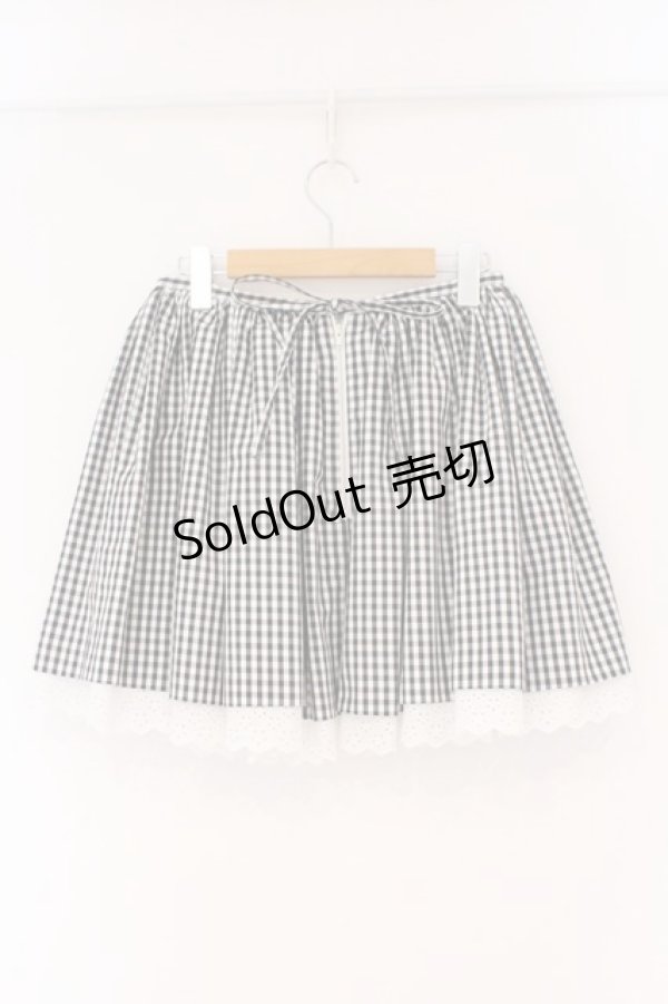 画像3: Katie / AMERICAN PIE panier skirt  クロ×シロ O-26-02-17-055-LO-SK-IG-OS (3)