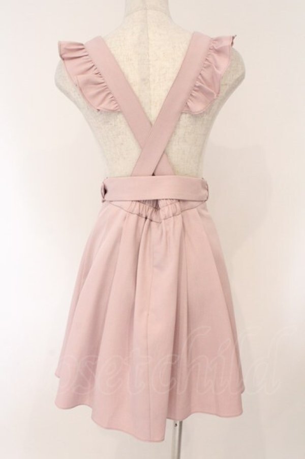 画像3: Ank Rouge / サロペット風ジャンパースカート  ピンク O-26-02-17-006-CA-SK-IG-OS (3)