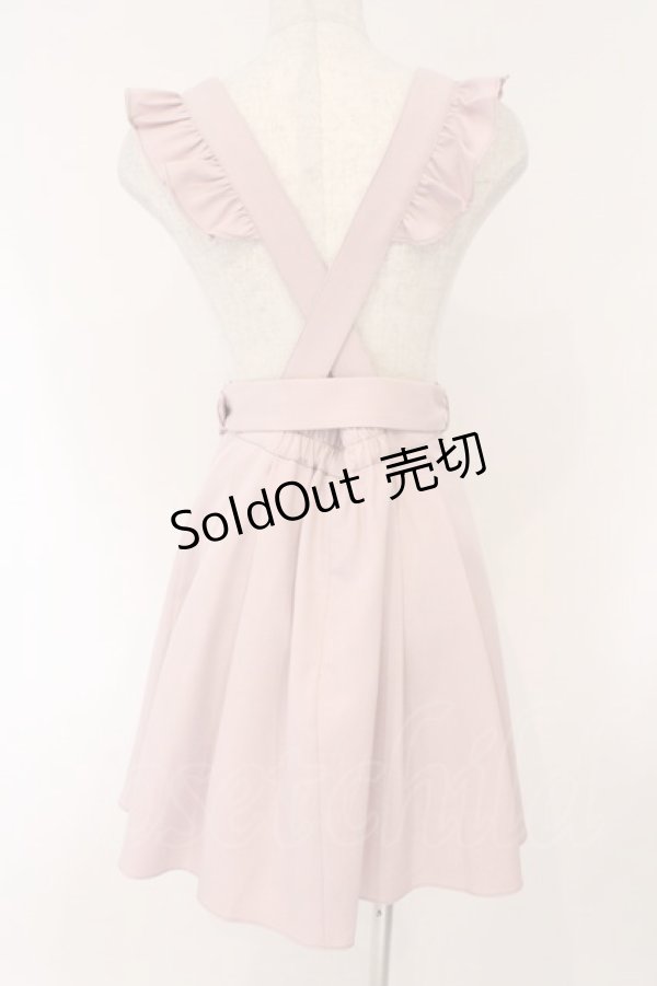 画像3: Ank Rouge / サロペット風ジャンパースカート  ピンク O-26-02-17-006-CA-SK-IG-OS (3)