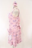 画像5: Angelic Pretty / Sprinkle Heart TartanジャンパースカートSet  ピンク O-26-02-17-007-AP-OP-IG-OS (5)