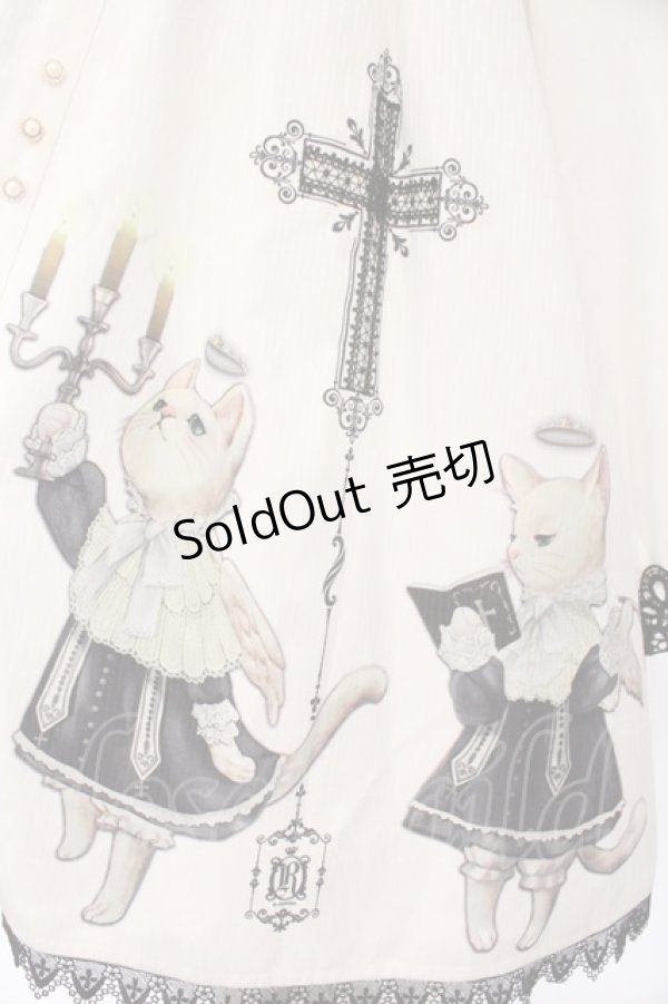 画像3: R-SERIES / 猫の聖歌隊ワンピース  シロ×クロ O-26-02-17-008-EL-OP-IG-OS (3)