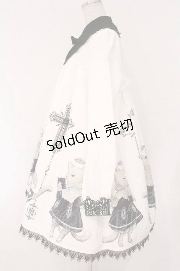 画像4: R-SERIES / 猫の聖歌隊ワンピース  シロ×クロ O-26-02-17-008-EL-OP-IG-OS (4)