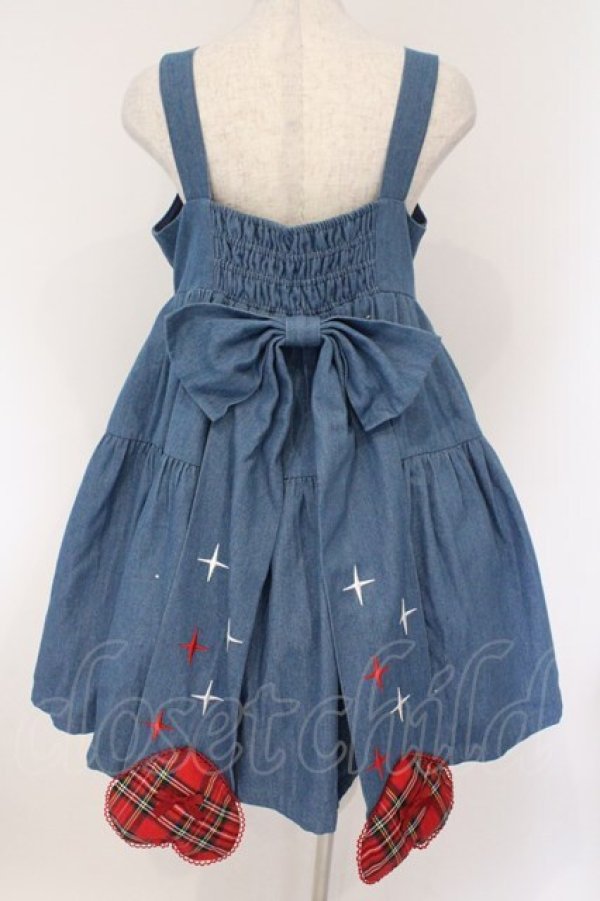 画像4: LOLITA他 / ハートデニムジャンパースカート L インディゴ O-26-02-17-013-LO-OP-IG-OS (4)