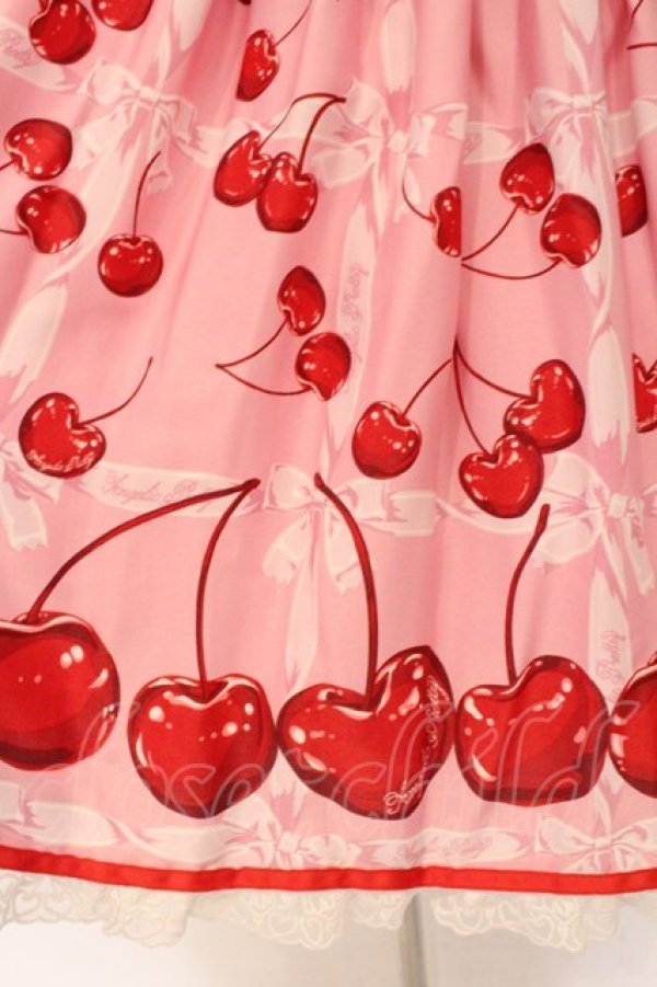 画像3: Angelic Pretty / Charming Cherryジャンパースカート  ピンク O-26-02-17-015-AP-OP-IG-OS (3)