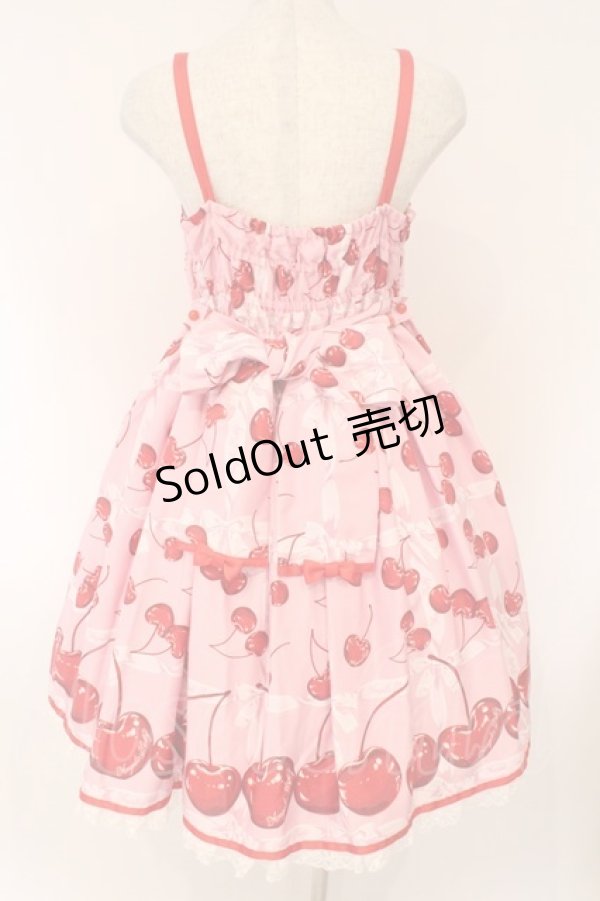 画像5: Angelic Pretty / Charming Cherryジャンパースカート  ピンク O-26-02-17-015-AP-OP-IG-OS (5)