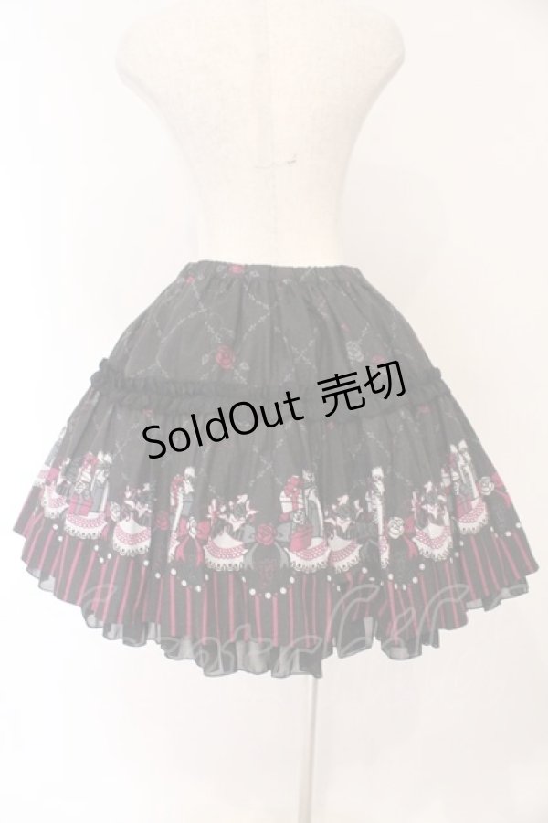 画像5: FRILL / プレゼントボックスプリントスカート  ブラック×濃ピンク O-26-02-17-016-HN-SK-IG-OS (5)
