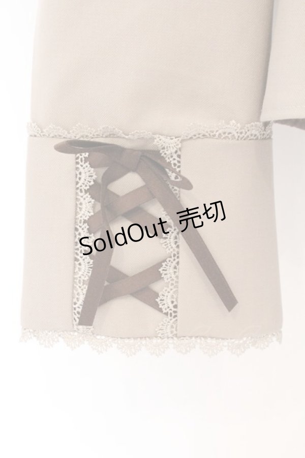 画像3: Chalmiere / ペプラムショートジャケット M ベージュ O-26-02-17-018-0-JA-IG-OS (3)