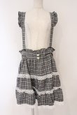 画像1: DearMyLove / レースチェックティアードサスペンダースカート 5L ブラックチェック O-26-02-17-003-0-SK-IG-OS (1)