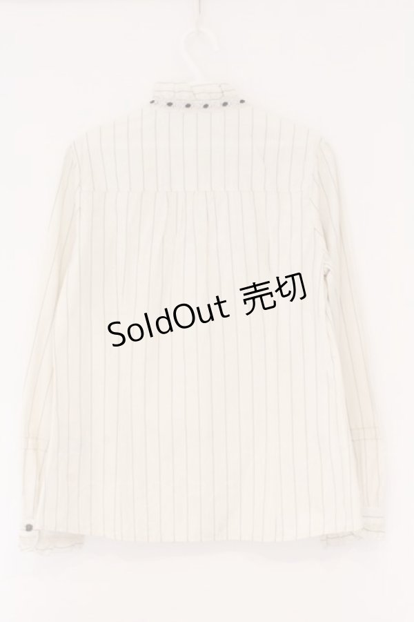 画像3: axes femme / バラ柄JQブラウス L オフシロ O-26-02-17-023-AX-BL-IG-OS (3)