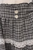 画像2: DearMyLove / レースチェックティアードサスペンダースカート 5L ブラックチェック O-26-02-17-003-0-SK-IG-OS (2)