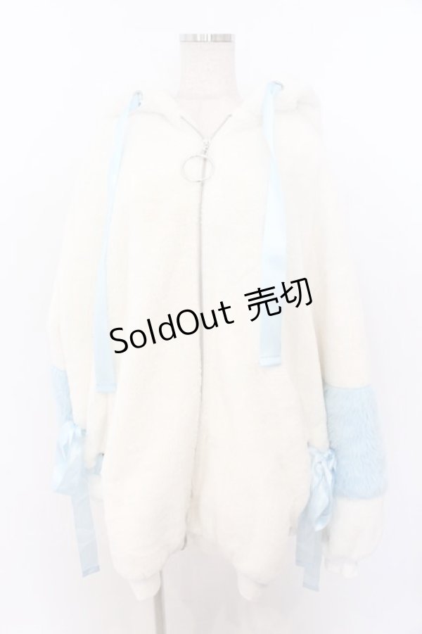 画像1: TRAVAS TOKYO / シナモロールファーパーカー F シロ O-26-02-18-031-PU-JA-OW-OS (1)