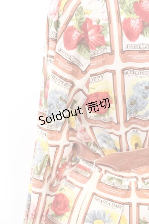 画像2: Jane Marple / Seeds of hopeワンピース M アプリコット O-26-02-18-032-JM-OP-IG-OS (2)