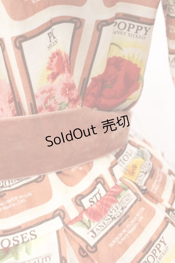 画像4: Jane Marple / Seeds of hopeワンピース M アプリコット O-26-02-18-032-JM-OP-IG-OS (4)