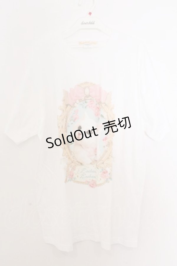 画像1: Enchantlic Enchantilly / オリジナルプリントTシャツ L 猫の肖像画 O-26-02-18-039-LO-TS-OW-OS (1)