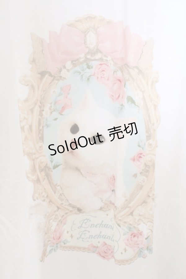 画像2: Enchantlic Enchantilly / オリジナルプリントTシャツ L 猫の肖像画 O-26-02-18-039-LO-TS-OW-OS (2)
