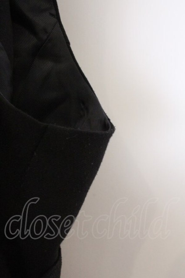 画像2: Qutie Frash / サイドベルトジレ L ブラック O-26-02-18-044-QU-TO-OW-OS (2)