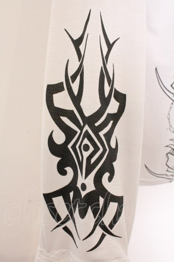 画像2: Qutie Frash / クロスインナーT  ホワイト O-26-02-18-047-QU-TO-OW-OS (2)