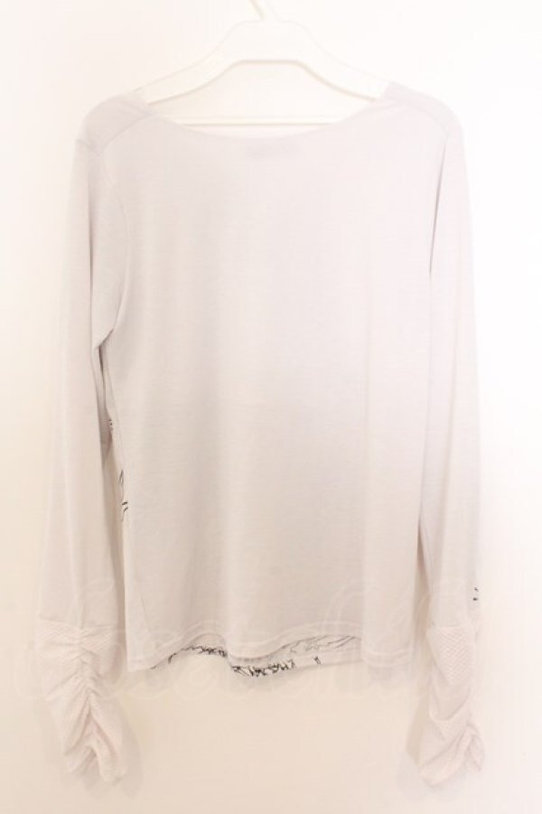 画像3: Qutie Frash / クロスインナーT  ホワイト O-26-02-18-047-QU-TO-OW-OS (3)